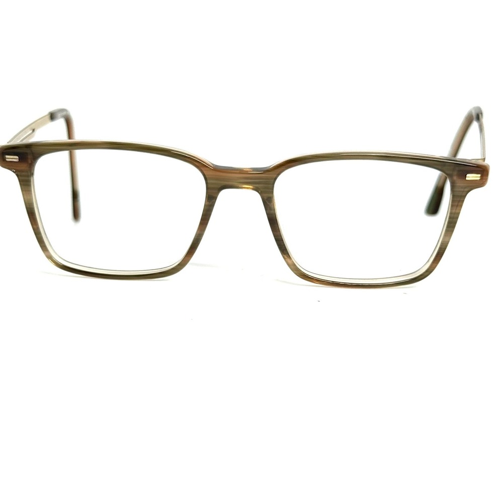 Uncommon James Freddie Eyeglasses Brown Horn Lam 52-18-150 Rectangular Frames